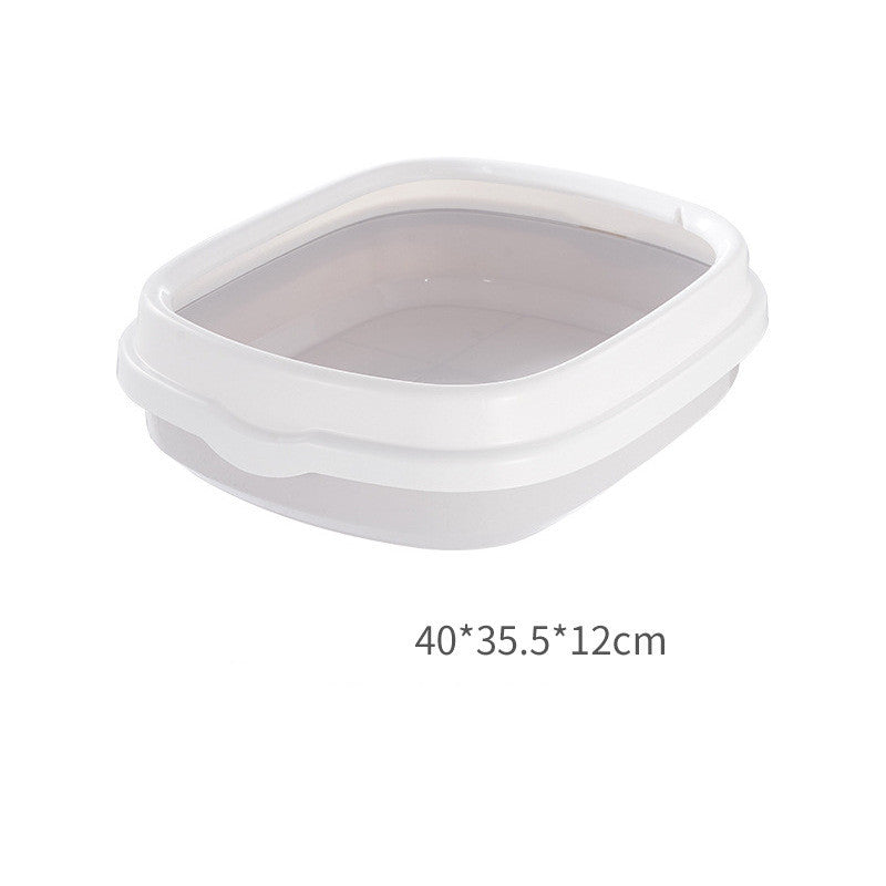 Large Cat Litter Box Detachable Anti-splashing Pet Supplies