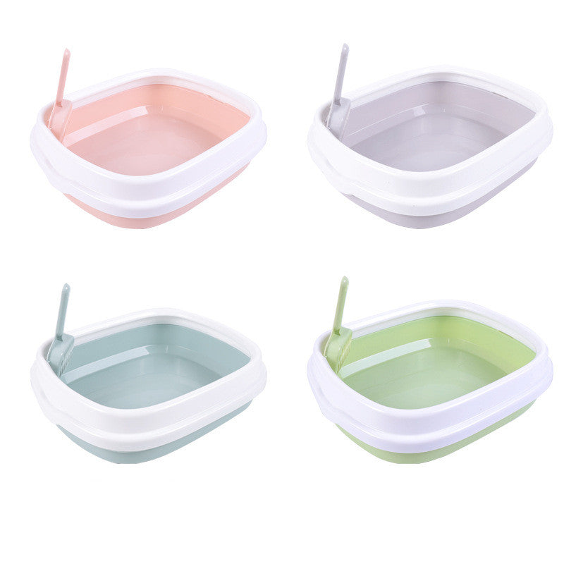 Large Cat Litter Box Detachable Anti-splashing Pet Supplies