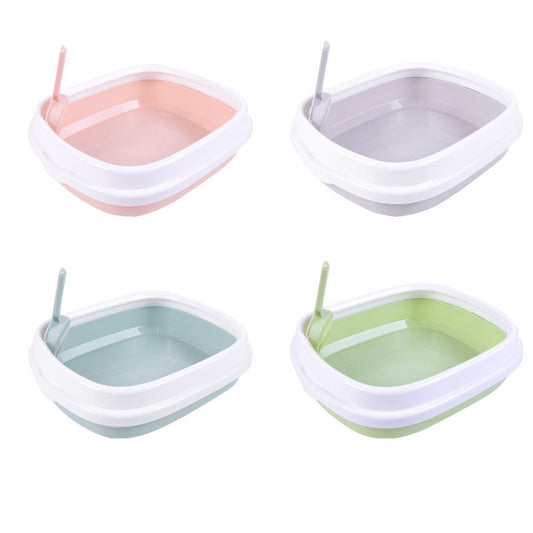Large Cat Litter Box Detachable Anti-splashing Pet Supplies