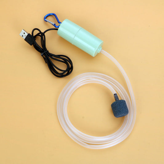 Aquarium Fish Tank USB Oxygen Air Pump Mute Energy Saving Supplies