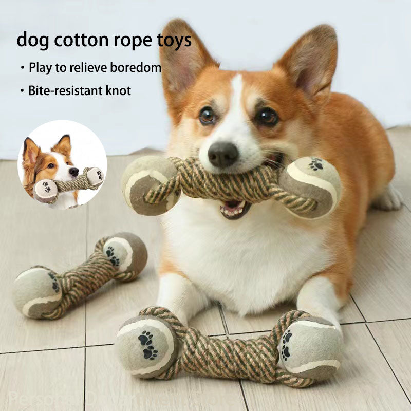 Pet Dog Toys For Large Small Dogs Toy Interactive Cotton Rope Mini
