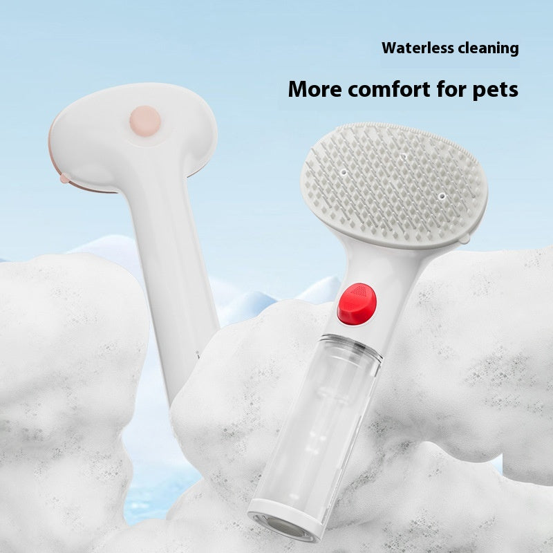 3-in-1 Pet Steam Brush Pet Cleaning Adjustable Comb Wash-free Hair