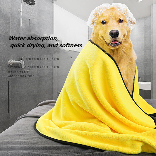 Dog Towels For Drying Dogs Towel Bath Quick-drying Pet And Cat Soft