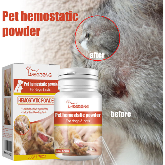 Pet Hemostatic Powder Fast Bleeding Stop Wound Care For Dogs Cats
