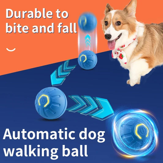 Smart Dog Toy Ball Electronic Interactive Pet Moving USB Automatic