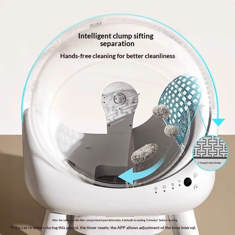 NovaClean™ MAX2 Smart Self-Cleaning Litter System Smart Self-Cleaning Litter Box