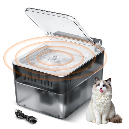 Wired Automatic Pet Fountain Dog Water Dispenser Sensing Function