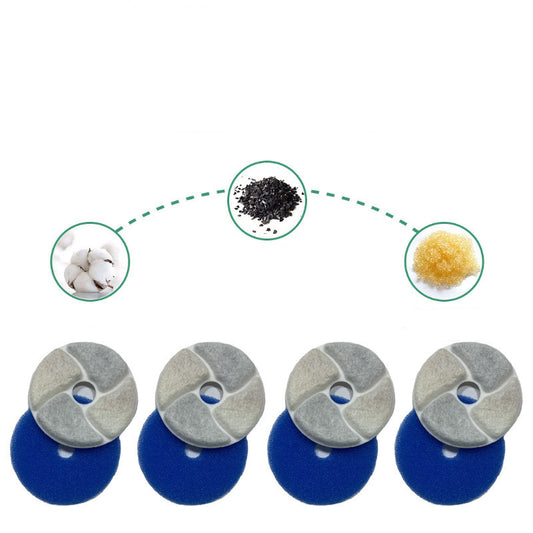 Pet Water Dispenser Filter Pack Of 4 Of Natural Filtering