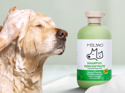 Natural Pet Oatmeal Shampoo With Coconut Chamomile Moisturizes Skin