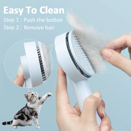 Pet Needle Comb Hair Remover Brush Dog And Cat Pet Self Cleaning