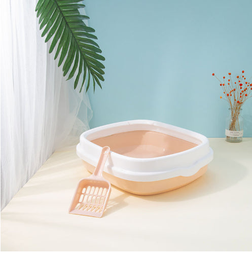 Large Cat Litter Box Detachable Anti-splashing Pet Supplies