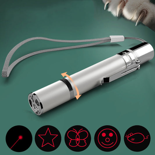 Laser Pointer Cat Toy Red Dot LED Light Interactive Toys Indoor