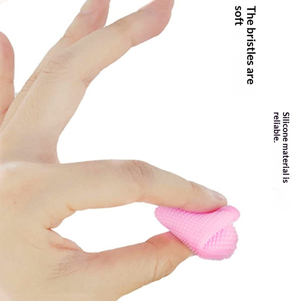 360-degree Silicone Finger Toothbrush For Cross-border Pets Deep