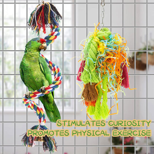5pcs Parrot Gnawing Toy Cotton