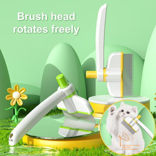 Cat Comb Tie Removal Floating Hair Magic Long Pet Self-cleaning Row