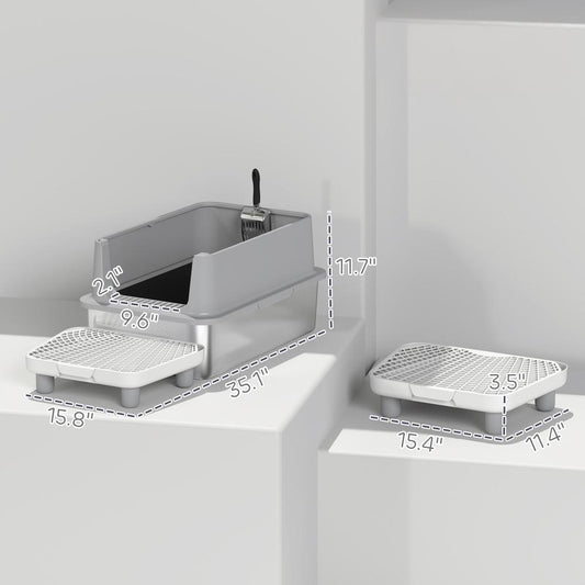 Cat Litter Box Stainless Steel Scoop