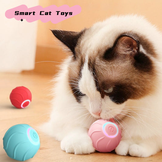 Smart Cat Toys Rolling Ball Pet Owner Interactive Pets Automatic