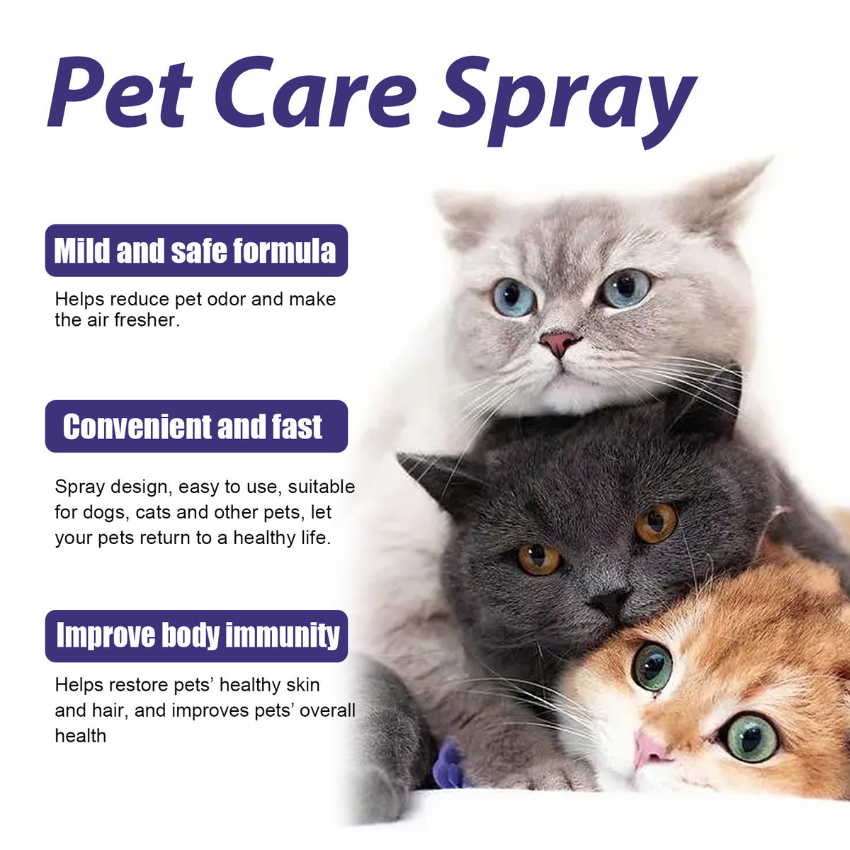 Yegbong Pet Care Spray Pet Cat And Dog Skin Wound
