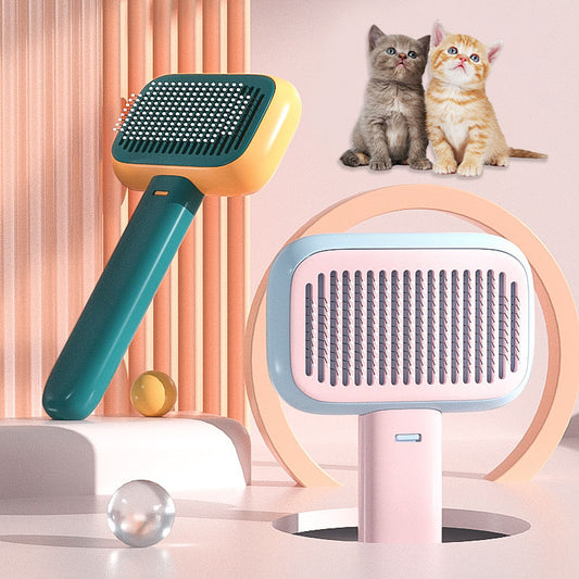 New Pet Cat Dog Hair Brush Massage Comb Open-knot Grooming Cleaning