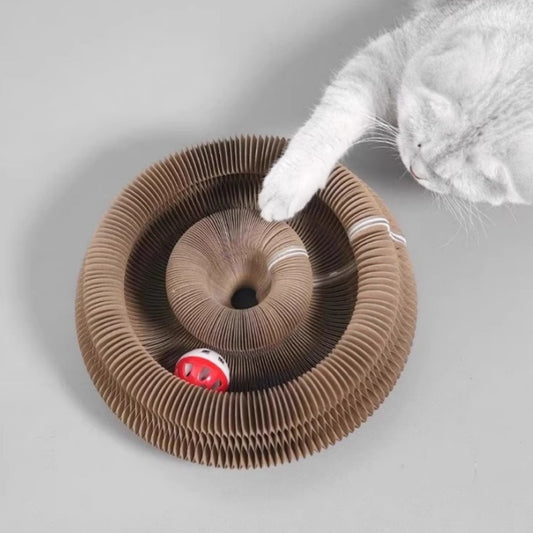 Cat Scratching Post With Magnetic Attachmentsversatile Corrugated