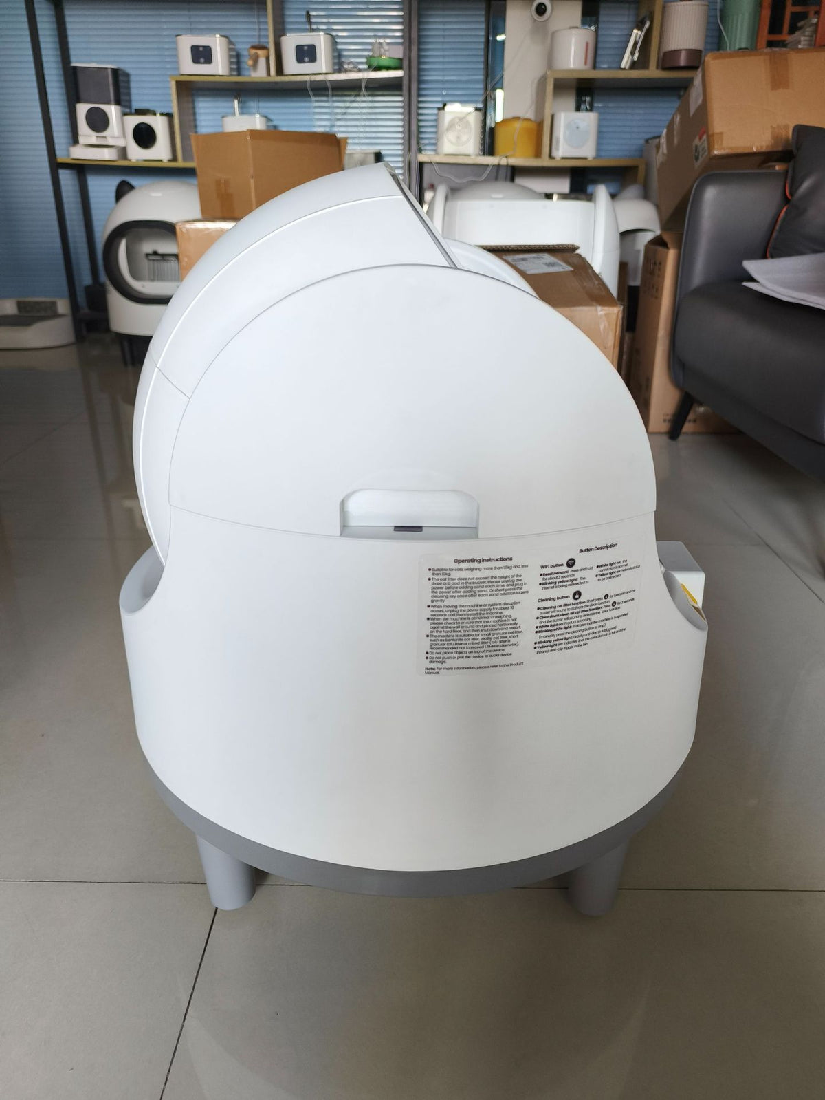 Fully Automatic Cat Litter Box With Large Space Intelligent Shovel