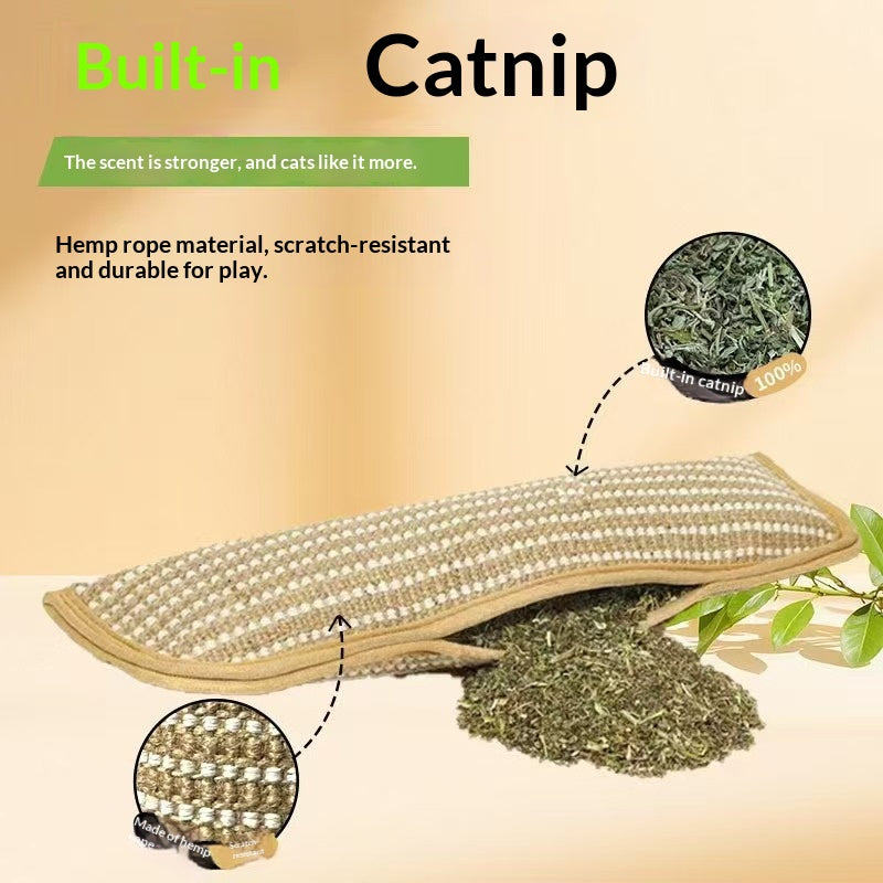 Cat Toy Catnip Pillow Scratching Post