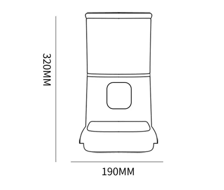PawSync™ Smart WiFi Automatic FeederVoice Recording | App Control | Large Capacity | Smart Timer Feeding Pet Automatic Feeder
