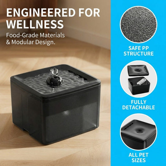 Ultra Silent Circulating Pet Drinking Fountain 3800ml Large Volume