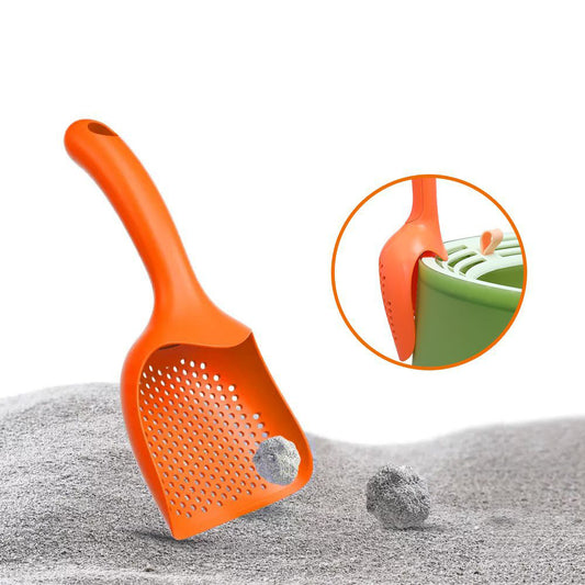 Pet Litter Scoop Plastic Cat Care Sand Waste Shovel Hollow Style