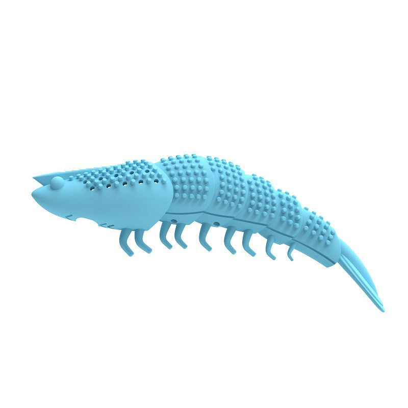 Catnip Silicone Fish Crayfish Toothbrush Cat Toy Bite Relieving