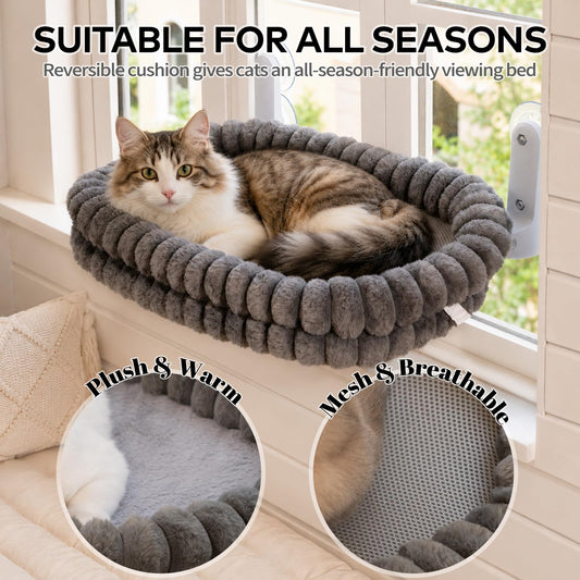 Cloud Cat Window Perch For Indoor Cats Hammock Bed Foldable