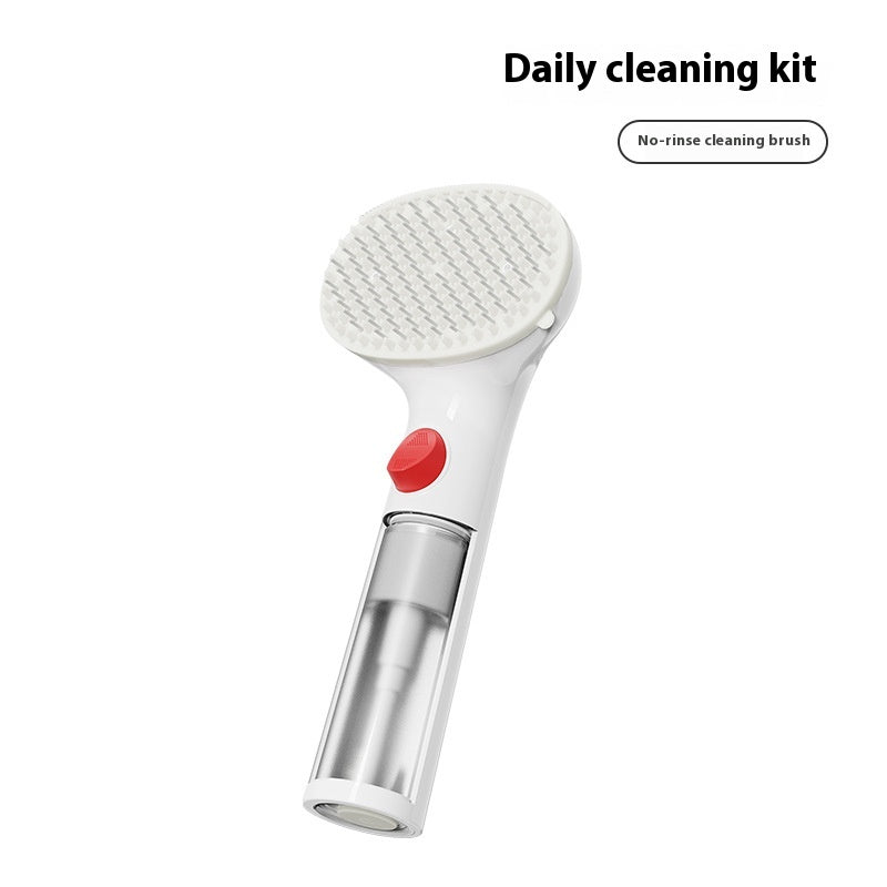 3-in-1 Pet Steam Brush Pet Cleaning Adjustable Comb Wash-free Hair