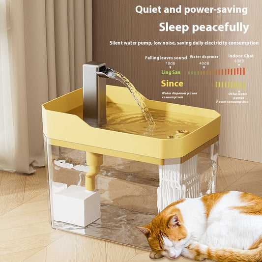 Pet Automatic Water Dispenser Filter Circulating Flowing Live Cat