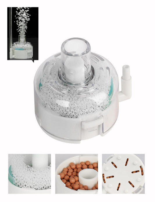 Mini Aquarium Sponge Filter Small Fish Tank Submersible Built-in