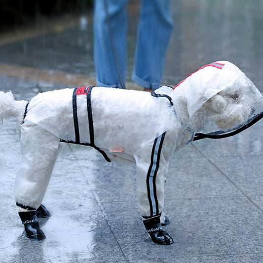 Dog Raincoat Four-legged Waterproof All-inclusive Teddy Bichon