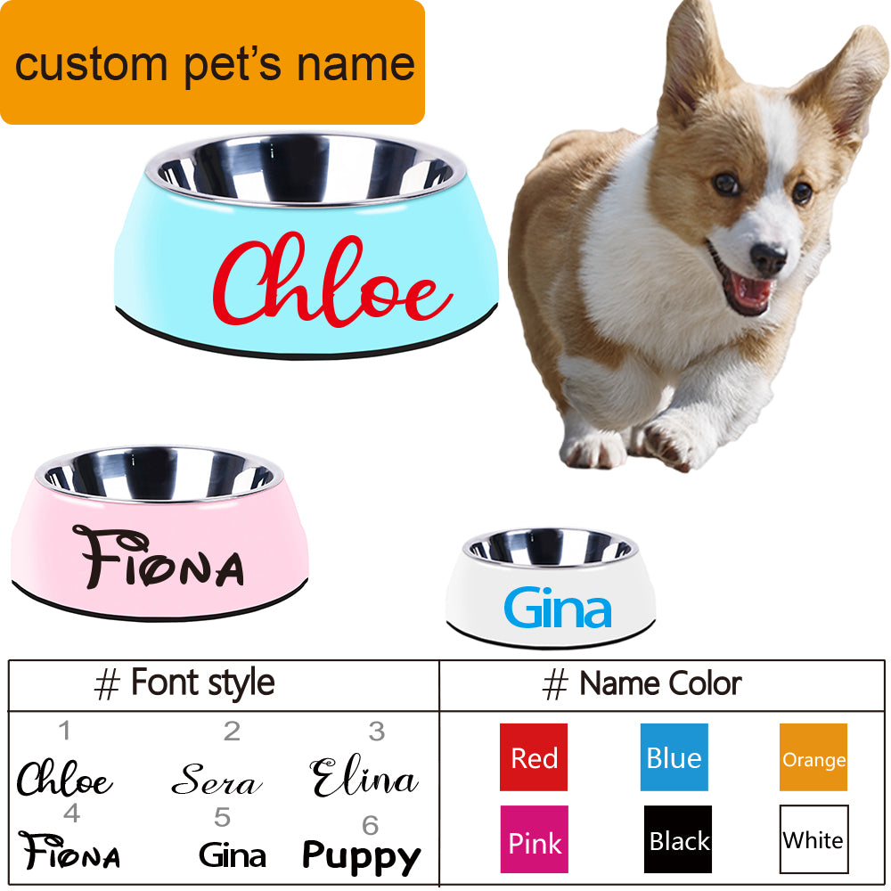 Dog Supplies Bowls Large Stainless Steel Food Pet Cat