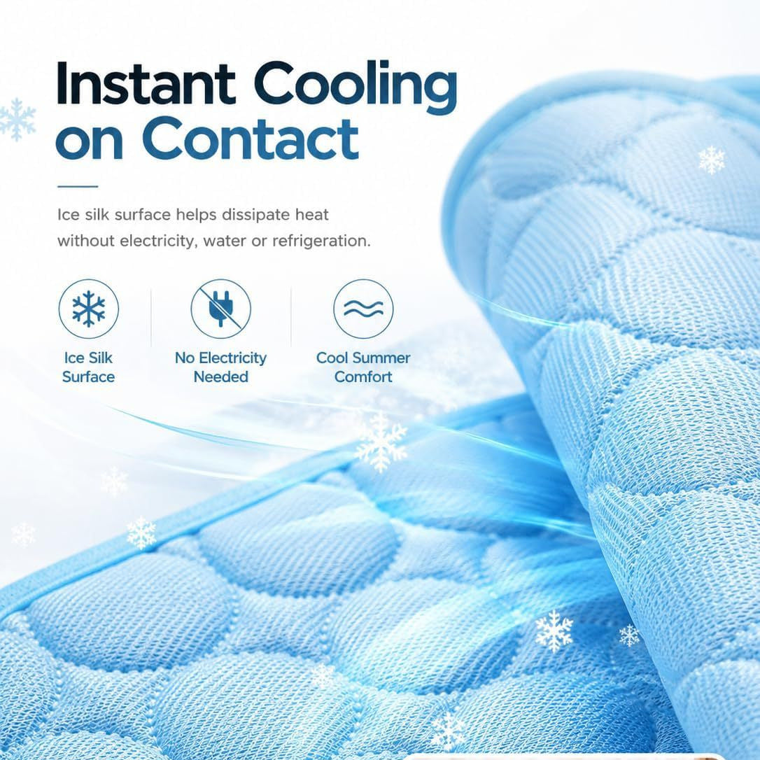 Cooling Pet Sleeping Mat Breathable Sofa Cushion For Dogs And Cats