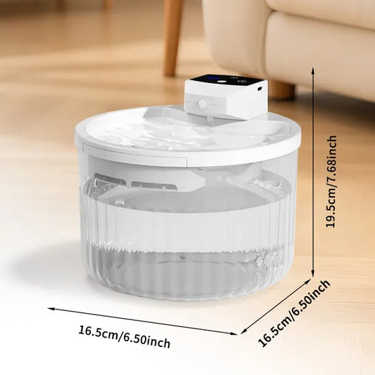 Pet Water Fountain Large Capacity Automatic Cat Dispenser With No