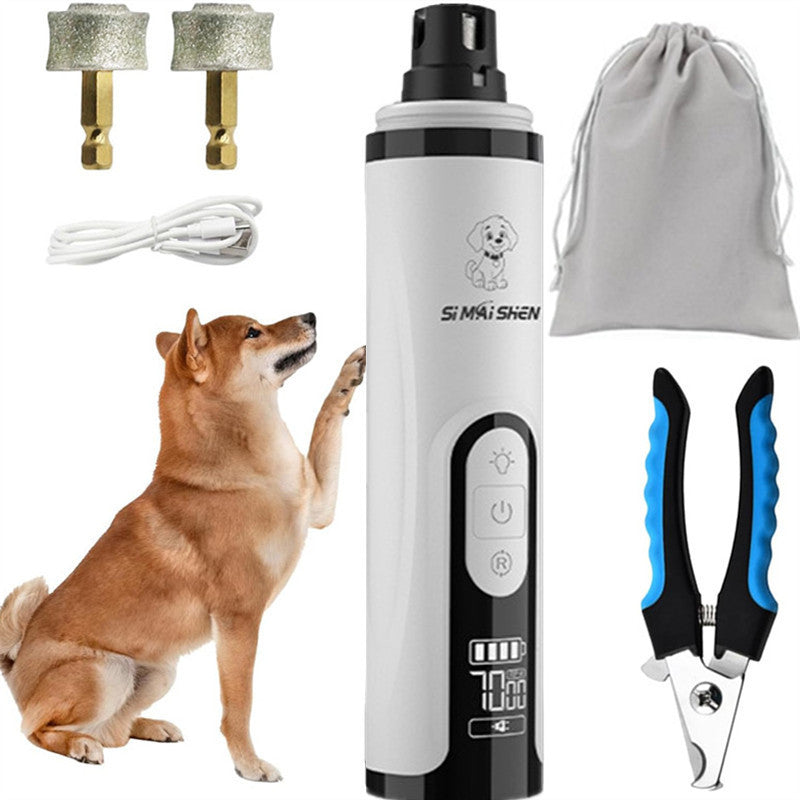 Pet Nail Grinder Highpower LED Dualightwith Bloodline Detection