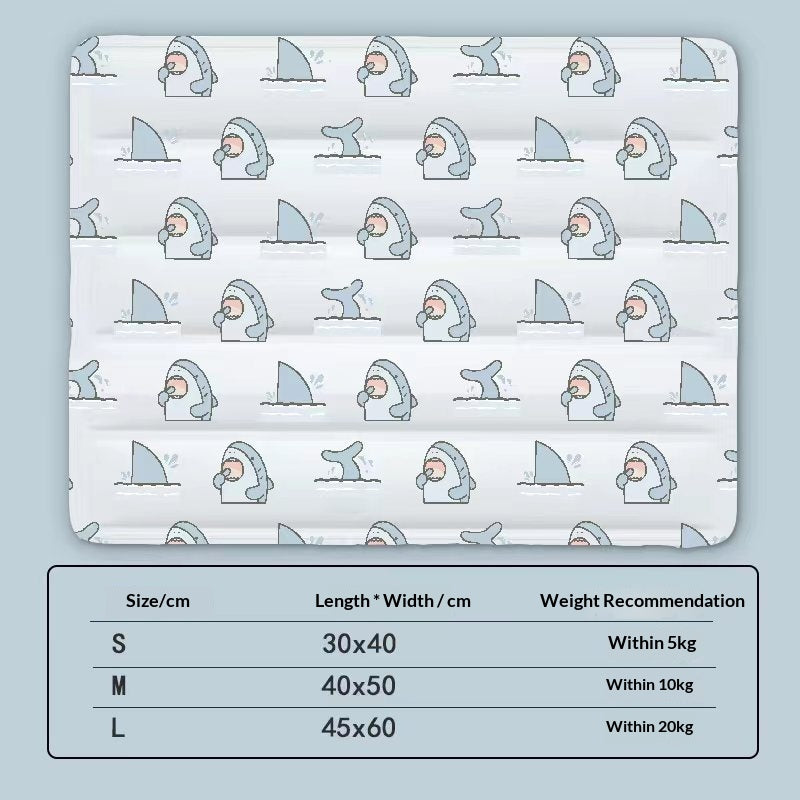 Pet Cooling Mat Dog Summer Cat Bed Sleeping Pad Ice