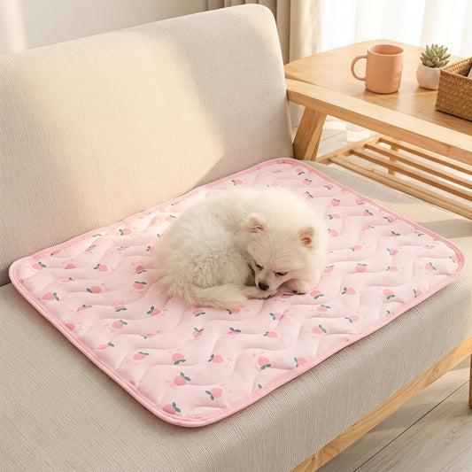 Self-cooling Pet Mat For Dogs Cats Foldable Summer Cooling Pad With