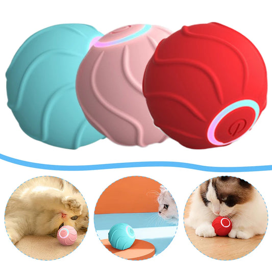 Smart Cat Toys Rolling Ball Pet Owner Interactive Pets Automatic