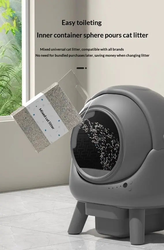 NovaClean™ MAX2 Smart Self-Cleaning Litter System Smart Self-Cleaning Litter Box