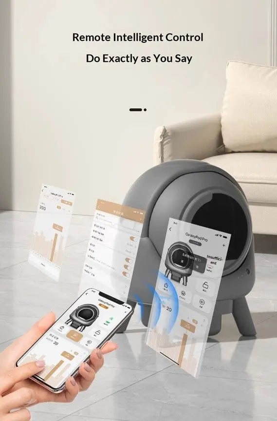 NovaClean™ MAX2 Smart Self-Cleaning Litter System Smart Self-Cleaning Litter Box