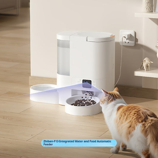 Pet Intelligence Feeder Cat Water Fountain All-in-one Machine