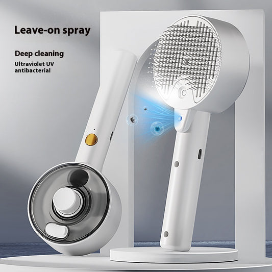 Animal Hair Remover Brush Dog And Cat Steam Pet Self Cleaning