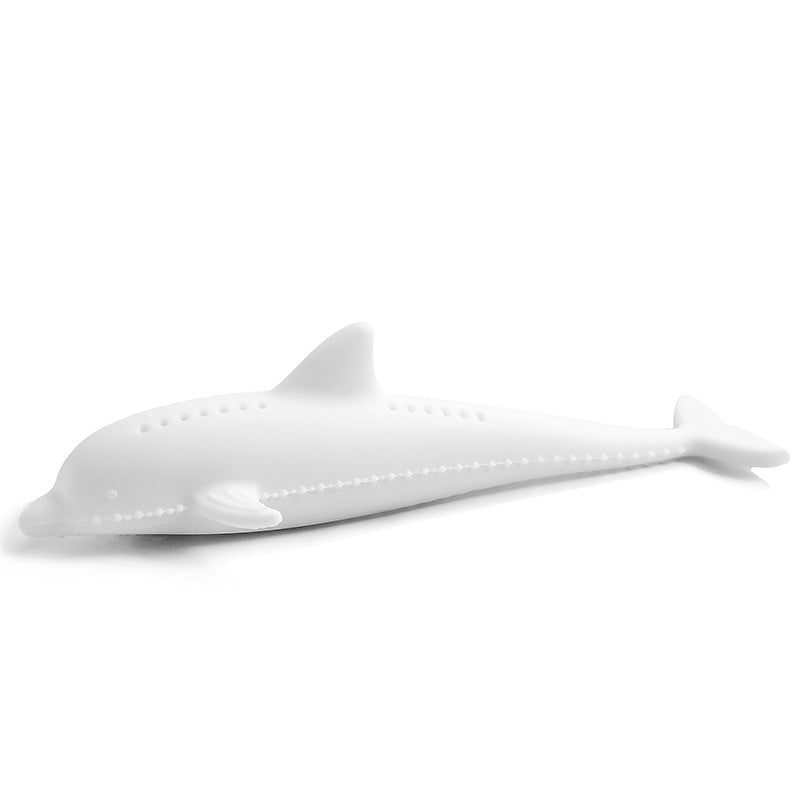 Cat Toothbrush Toy Silicone Fish Bite Molar Rod