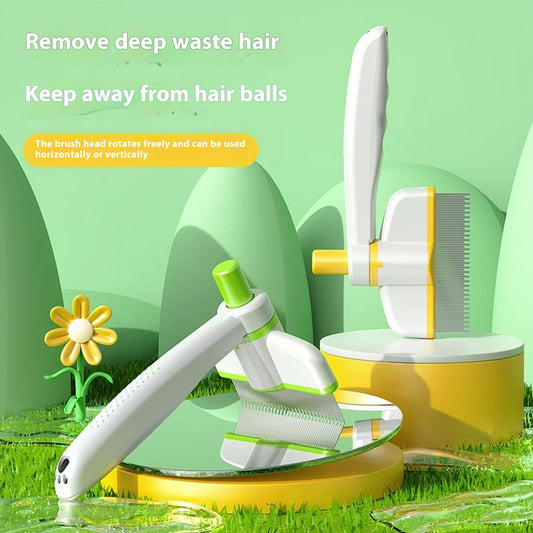 Cat Comb Tie Removal Floating Hair Magic Long Pet Self-cleaning Row