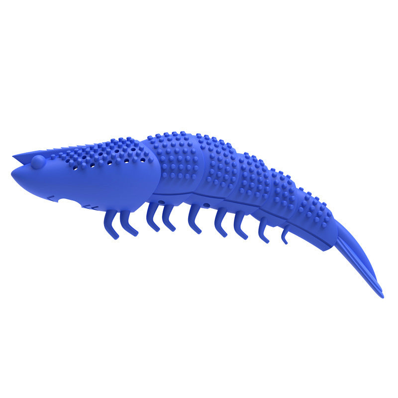 Catnip Silicone Fish Crayfish Toothbrush Cat Toy Bite Relieving