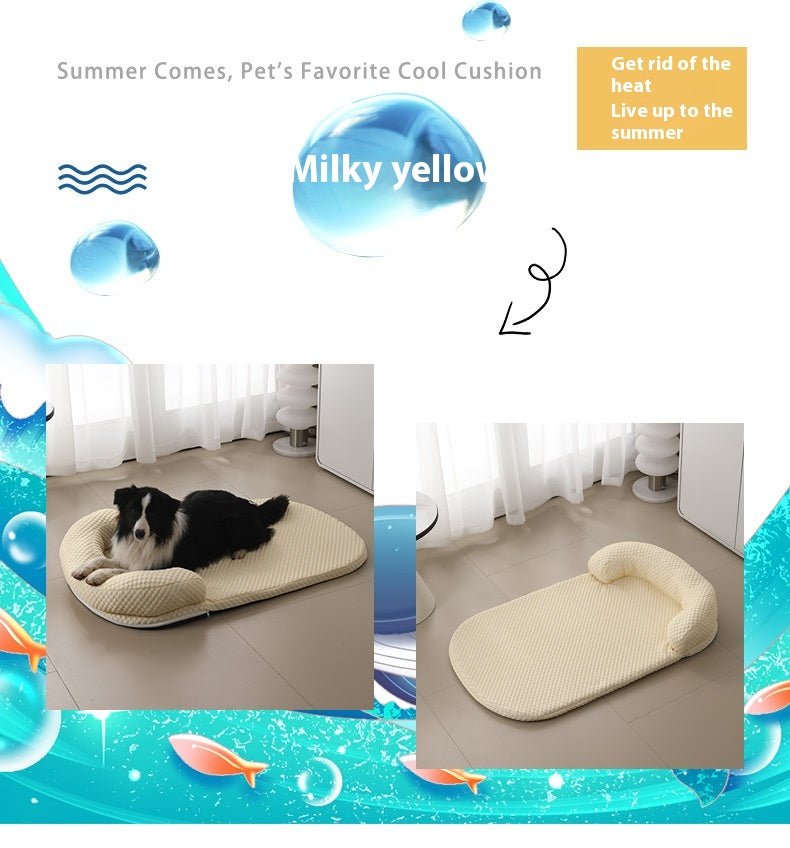Pet Cooling Mat Kennel Summer Ice Peas Breathable Cool Pet